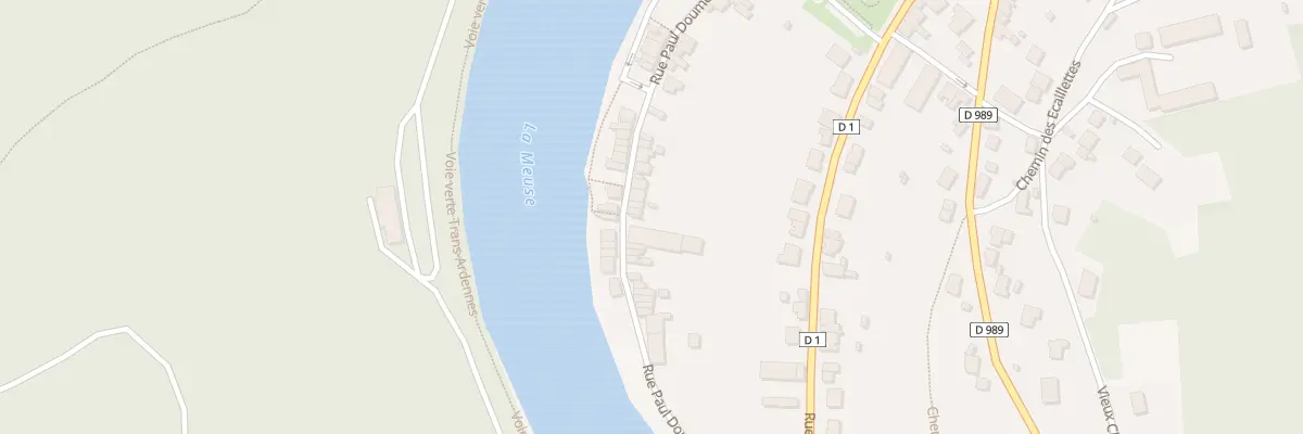 Plan du 153 Rue Paul Doumer à Monthermé