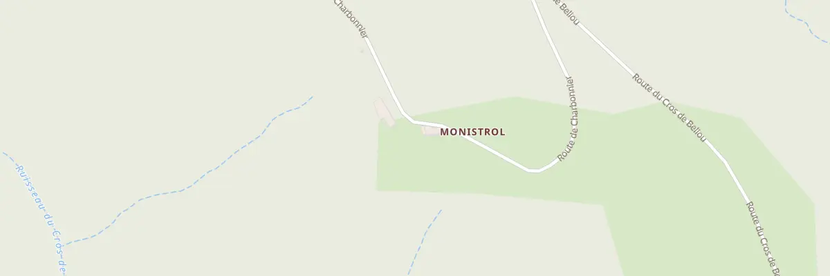 Plan du 555 Rte de Charbonnier à Gilhac-et-Bruzac