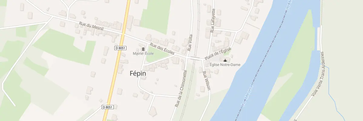 Plan du 8 Rue des Ecoles à Fépin