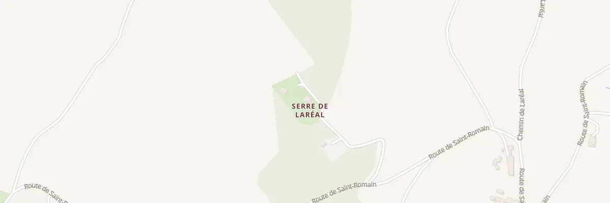 Plan du 1960 Rte de Saint Romain à Saint-Barthélemy-le-Plain