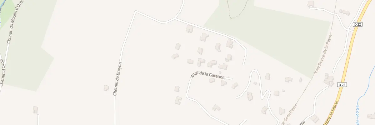 Plan du 5421 La Garenne Nord à Baix