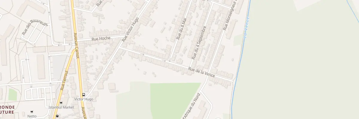 Plan du 30 Rue de la Vence à Charleville-Mézières