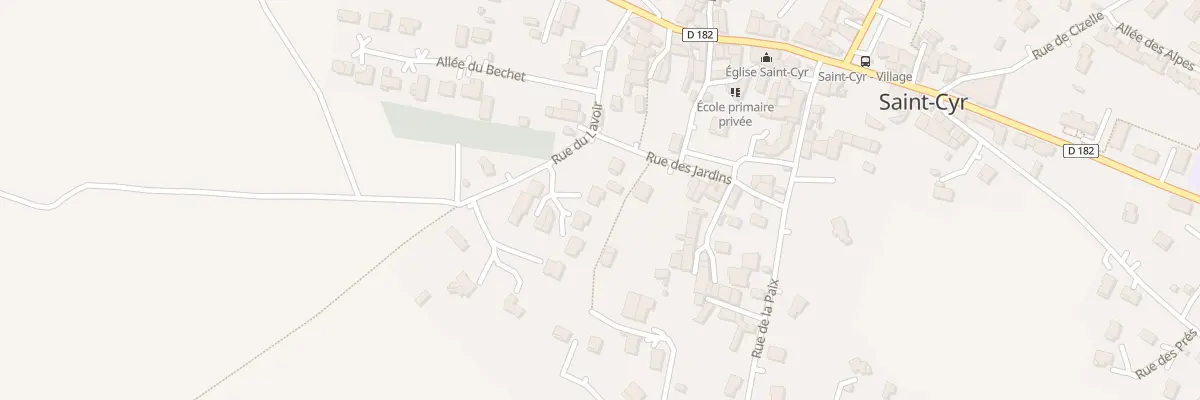 Plan du 31 Rue du Lavoir à Saint-Cyr