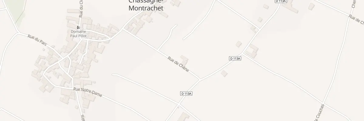 Plan du 1 Rue de Chêne à Chassagne-Montrachet