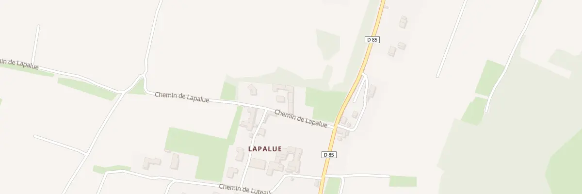 Plan du 74 Che de Lapalue à Verzé