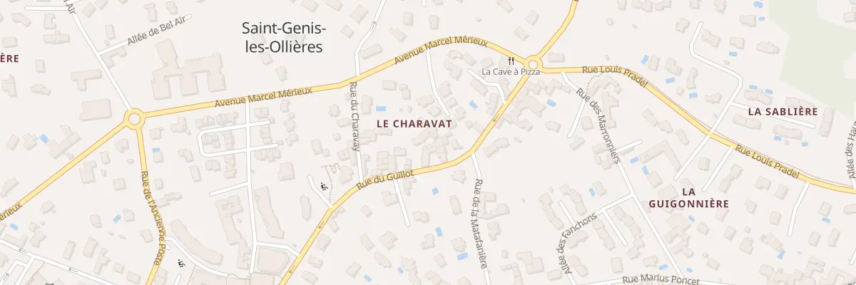 Plan du 17 Rue du Guillot à Saint-Genis-les-Ollières