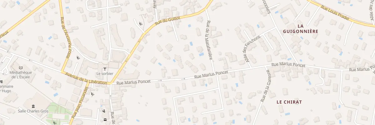 Plan du 13 Rue Marius Poncet à Saint-Genis-les-Ollières