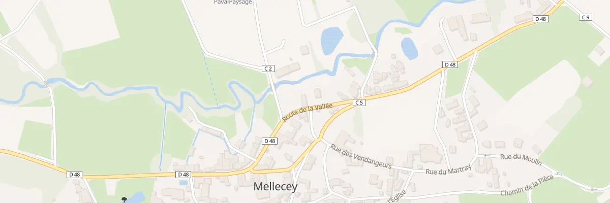 Plan du 601 Rte de la Vallée à Mellecey