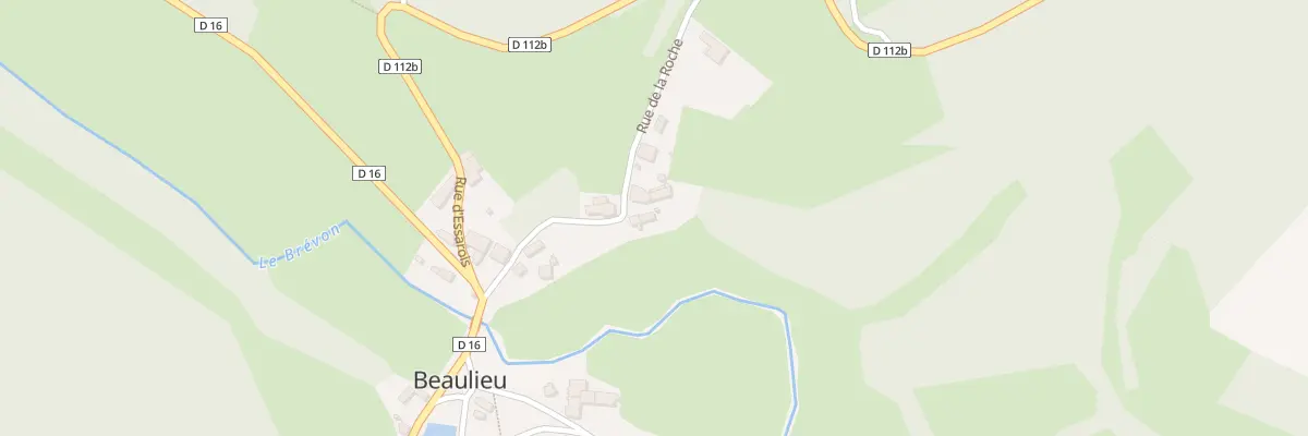 Plan du 8 Rue de la Roche à Beaulieu