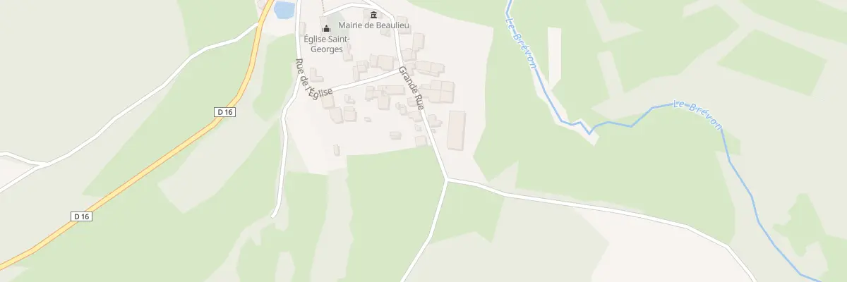 Plan du 16 Vc Grande Rue à Beaulieu