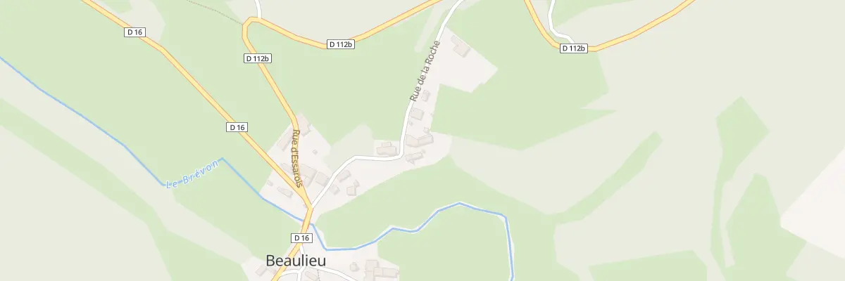 Plan du 10 Rue de la Roche à Beaulieu