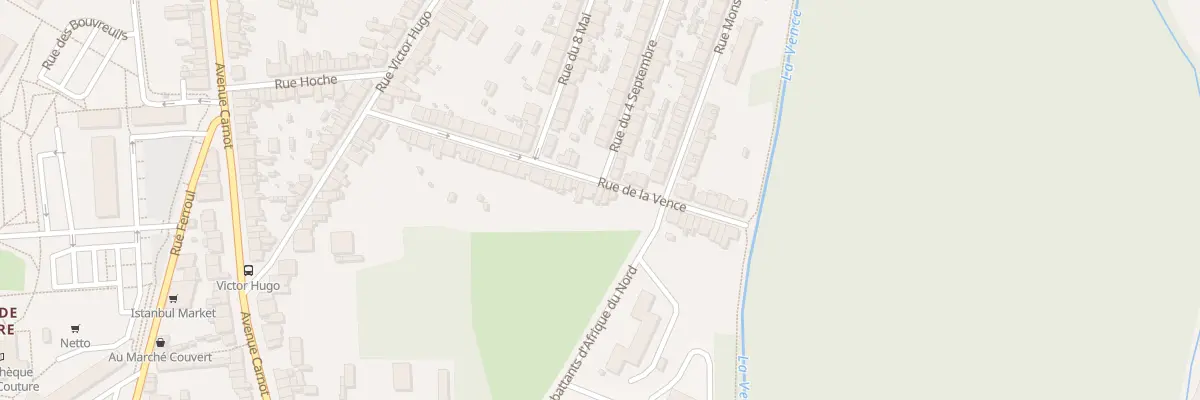 Plan du 29 Rue de la Vence à Charleville-Mézières