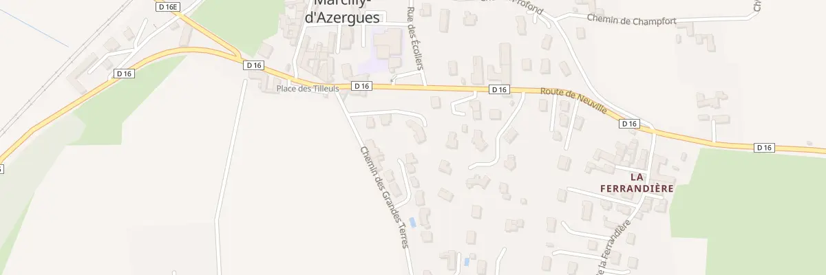 Plan du 35 Che des Grandes Terres à Marcilly-d’Azergues