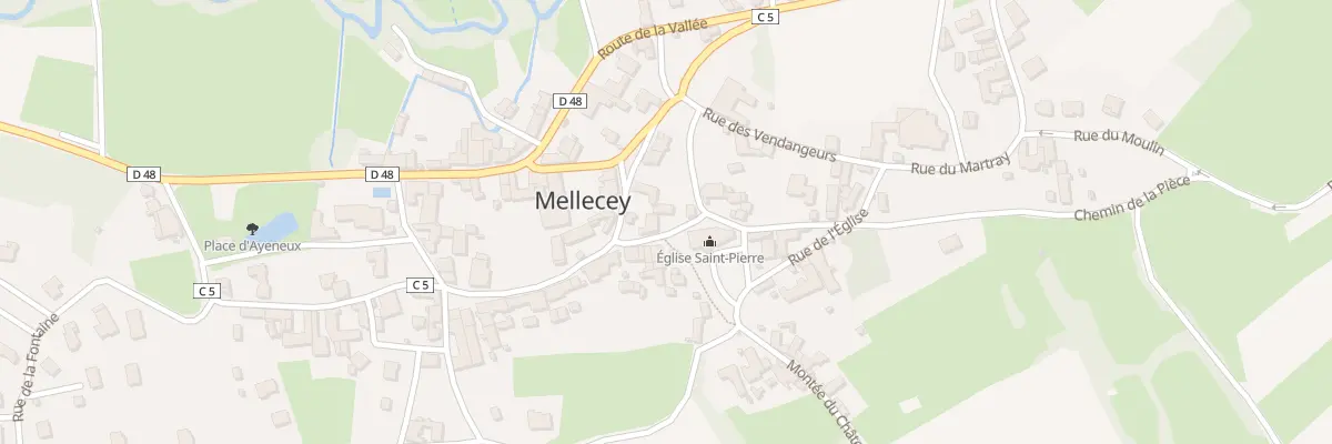 Plan du 33 Mte Saint Pierre à Mellecey