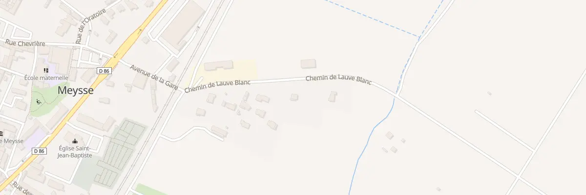 Plan du 167 Che de Lauve Blanc à Meysse