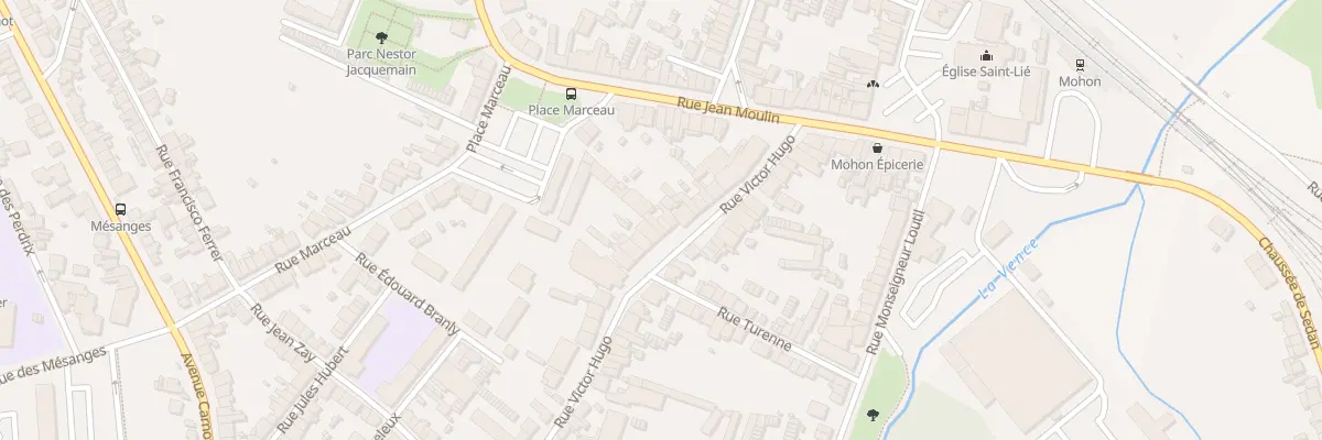 Plan du 24 Rue Victor Hugo à Charleville-Mézières