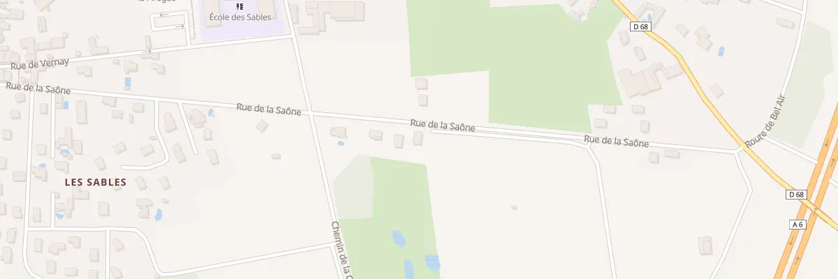 Plan du 540 Rue de la Saône à Saint-Georges-de-Reneins
