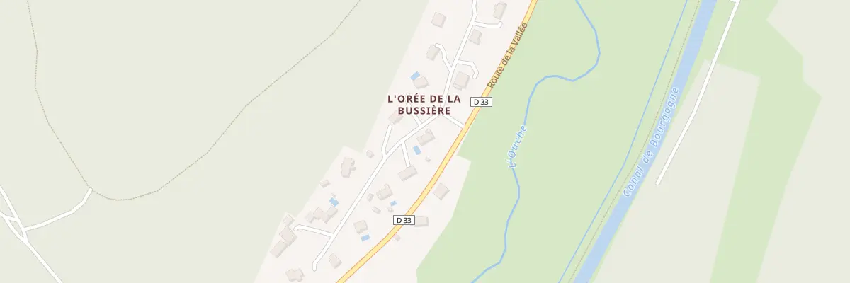 Plan du 1 Rue l’Oree de la Bussiere à Saint-Victor-sur-Ouche