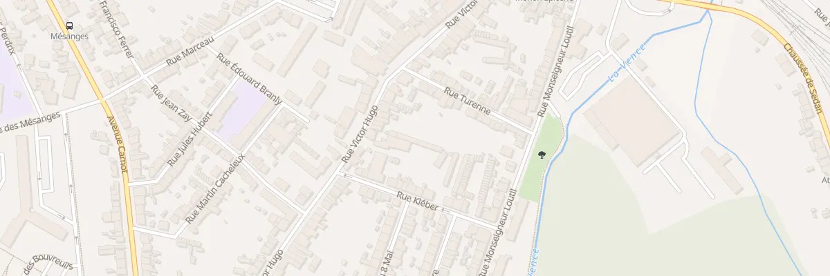 Plan du 57 Rue Victor Hugo à Charleville-Mézières