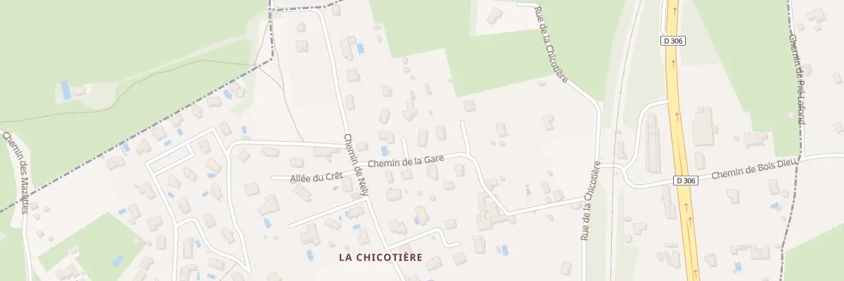 Plan du 4 All des Romarins à Dommartin