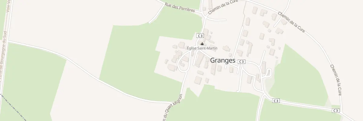 Plan du 4 Che du Quart Mignon à Granges