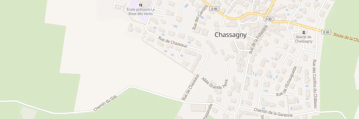 Plan du 9 Chazeaux à Beauvallon