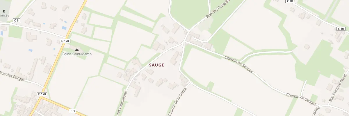 Plan du 2 Rue du Champ de la Dame à Givry