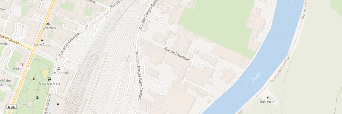 Plan du 8E Rue de l’Abattoir à Charleville-Mézières