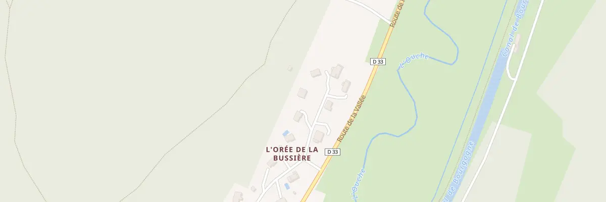 Plan du 12 Rue l’Oree de la Bussiere à Saint-Victor-sur-Ouche