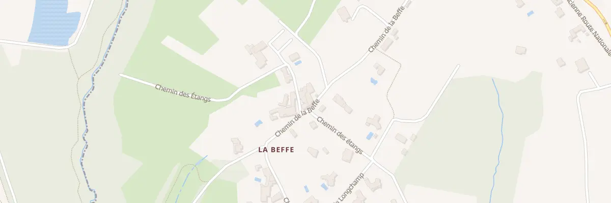 Plan du 2 Che des Etangs à Dardilly