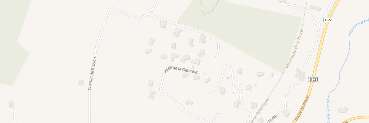 Plan du 37 La Garenne Nord à Baix