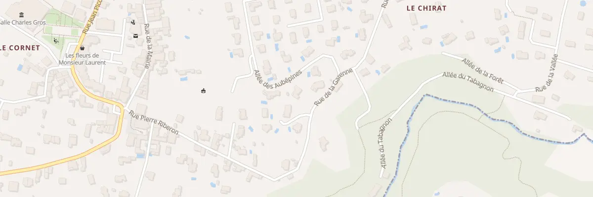 Plan du 9 All des Aubépins à Saint-Genis-les-Ollières