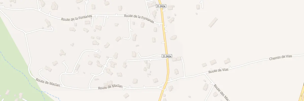 Plan du 771 Rte de Praclos à Peaugres