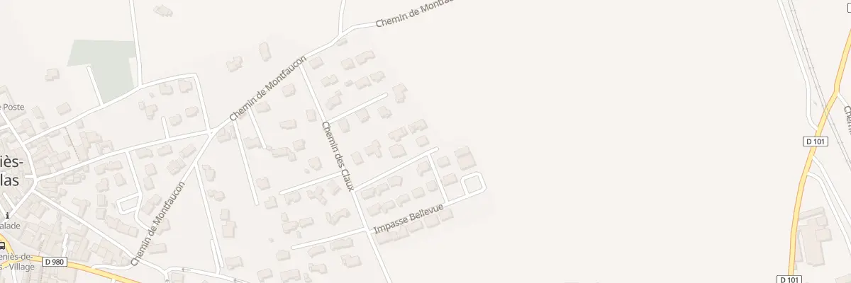 Plan du 107 Imp des Vignes à Saint-Geniès-de-Comolas