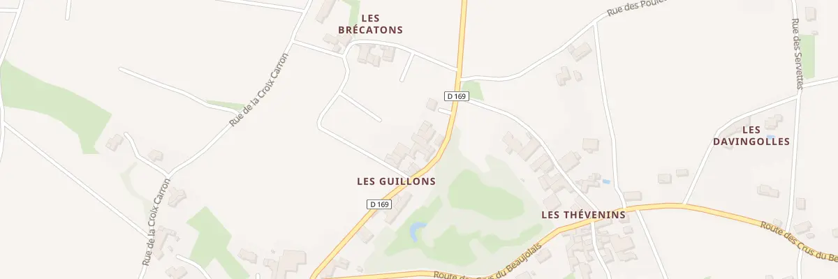 Plan du 5228 Les Guillons à Saint-Amour-Bellevue