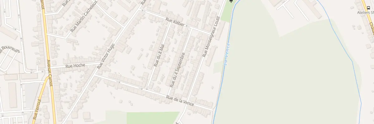 Plan du 25 Rue du 4 Septembre à Charleville-Mézières