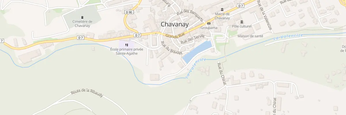 Plan du 10 Rue du Boudet à Chavanay