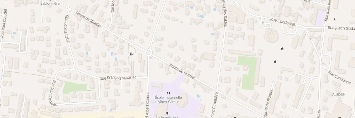 Plan du 803 Rte de Riottier à Villefranche-sur-Saône