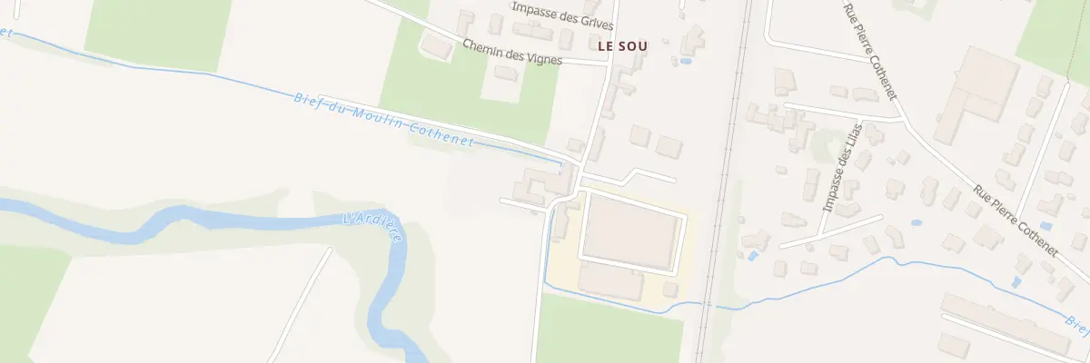Plan du 320 Rue du Sou à Belleville-en-Beaujolais