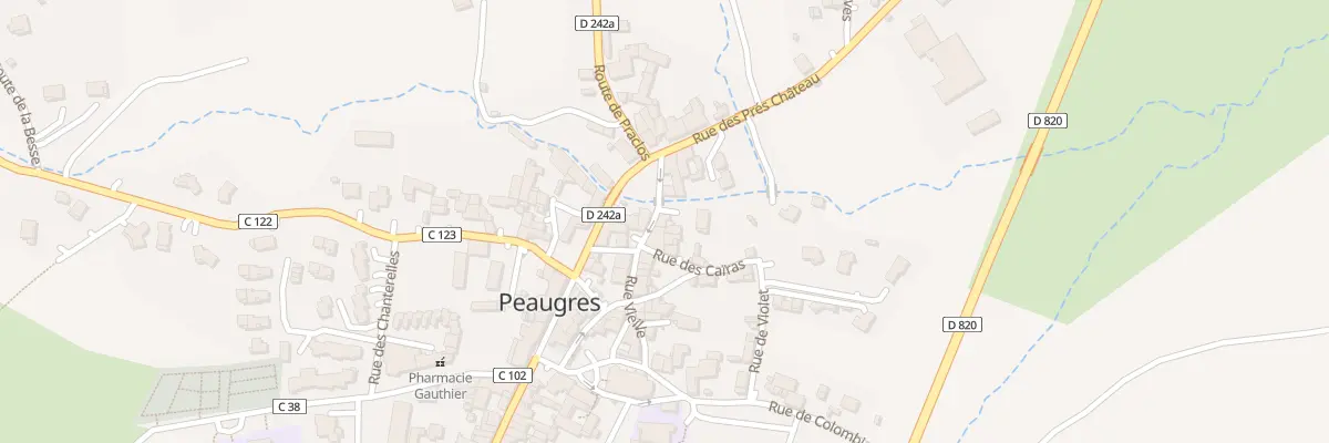 Plan du 5132 Le Village à Peaugres