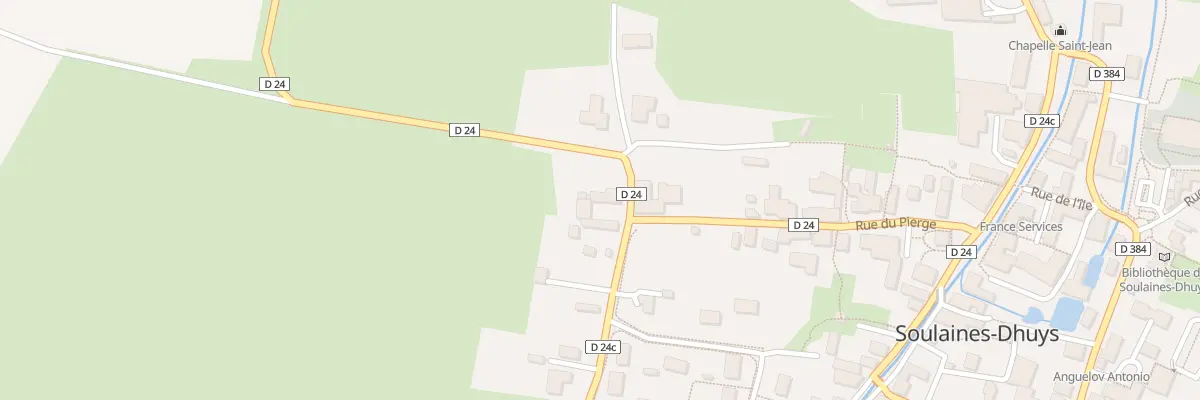 Plan du 2 Rte de la Ville aux Bois à Soulaines-Dhuys