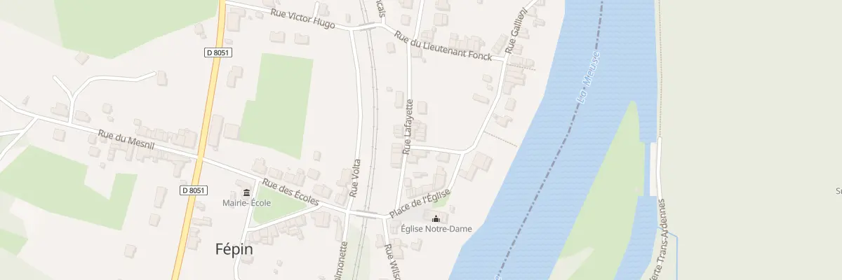 Plan du 2 Rue des Marronniers à Fépin