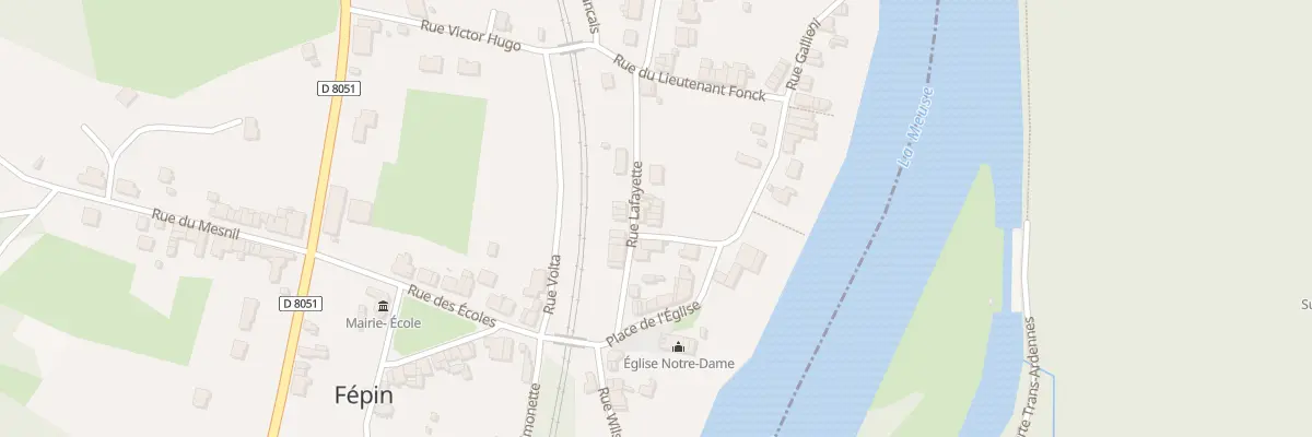 Plan du 4 Rue des Marronniers à Fépin