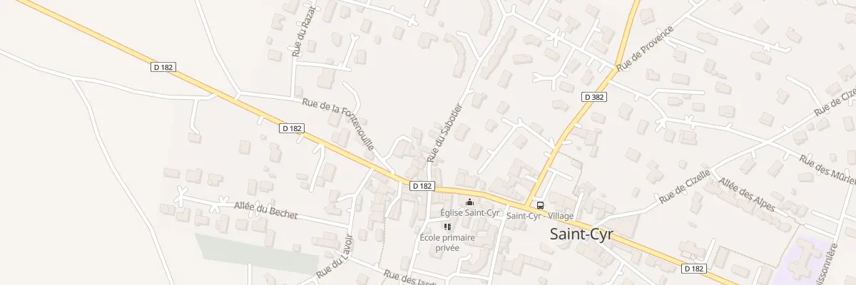 Plan du 9 Rue du Sabotier à Saint-Cyr