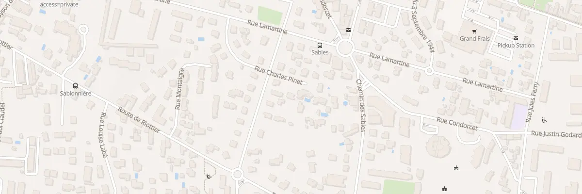 Plan du 182 Rue Charles Pinet à Villefranche-sur-Saône