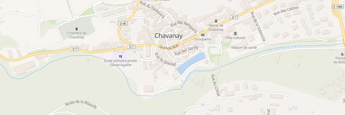 Plan du 4 Rue du Château à Chavanay