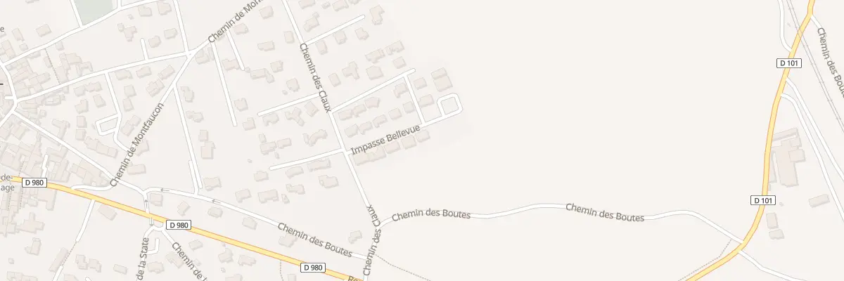 Plan du 5950 Che des Claux à Saint-Geniès-de-Comolas