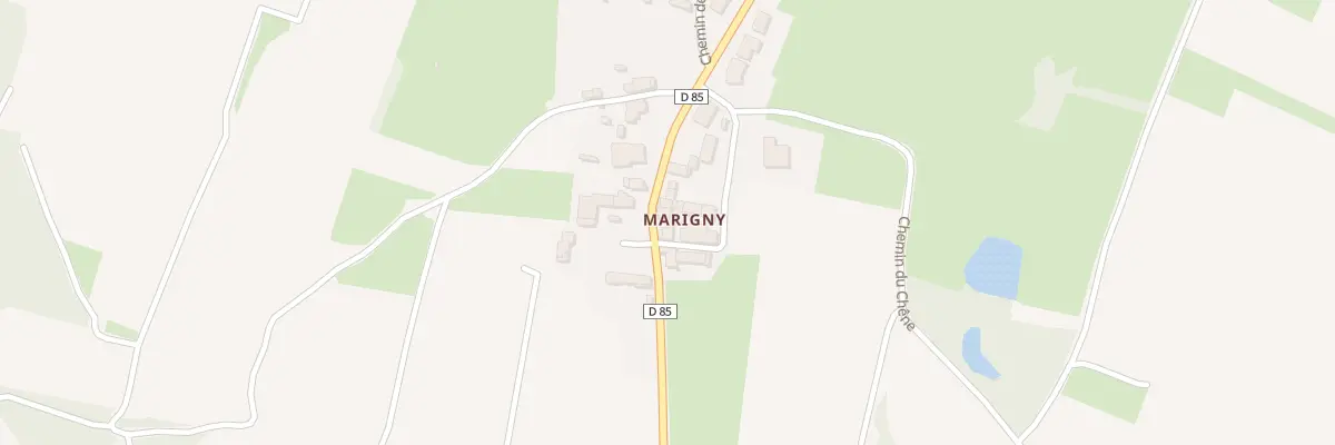 Plan du 5158 Marigny à Verzé
