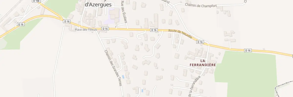 Plan du 62 Imp des Poiriers à Marcilly-d’Azergues