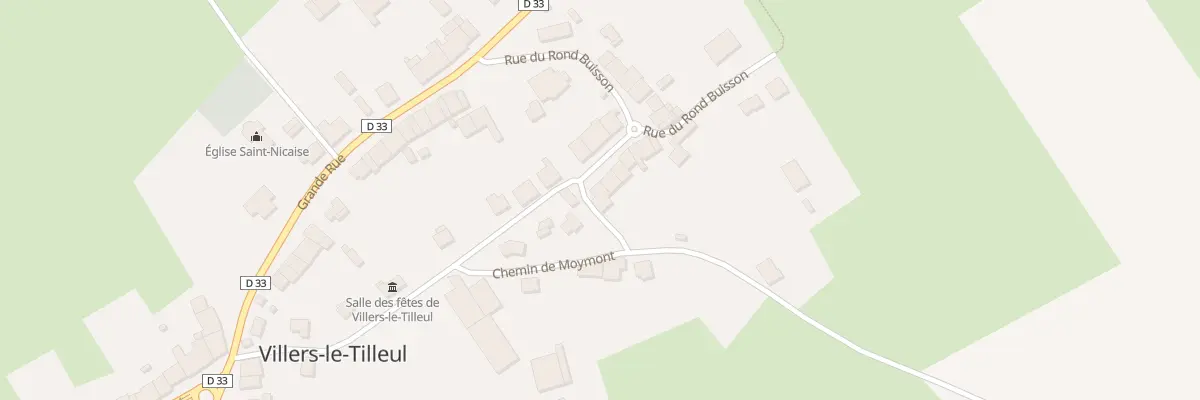 Plan du 3 Rue du Rond Buisson à Villers-le-Tilleul